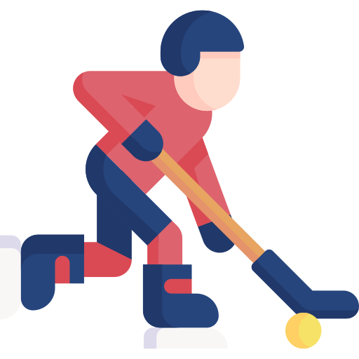 a hockey player